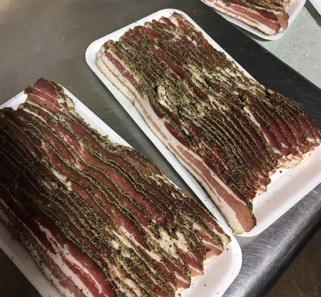 Premium Sausage Peppered Bacon