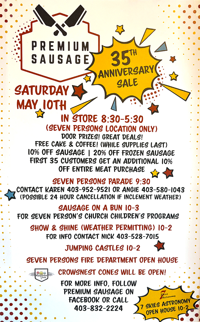 Premium Sausage 35th Anniversary Sale